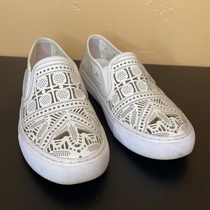 Tory Burch Perforated Slip-On Sneakers